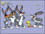 Kopya Tavanlar - Donald duck, tazmanya canavar, sylvester bugs bunny klna girmiler