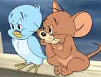 Jerry ile Kuşlar - Tom ve Jerry ile Oz Büyücüsü filminden bir kare, jerry ile kuşlar