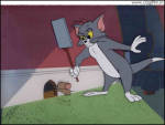 Tom Jerryi Kovalyor - Tom eline spatulay alm jerry'i kovalyor yakalarsa ezecek